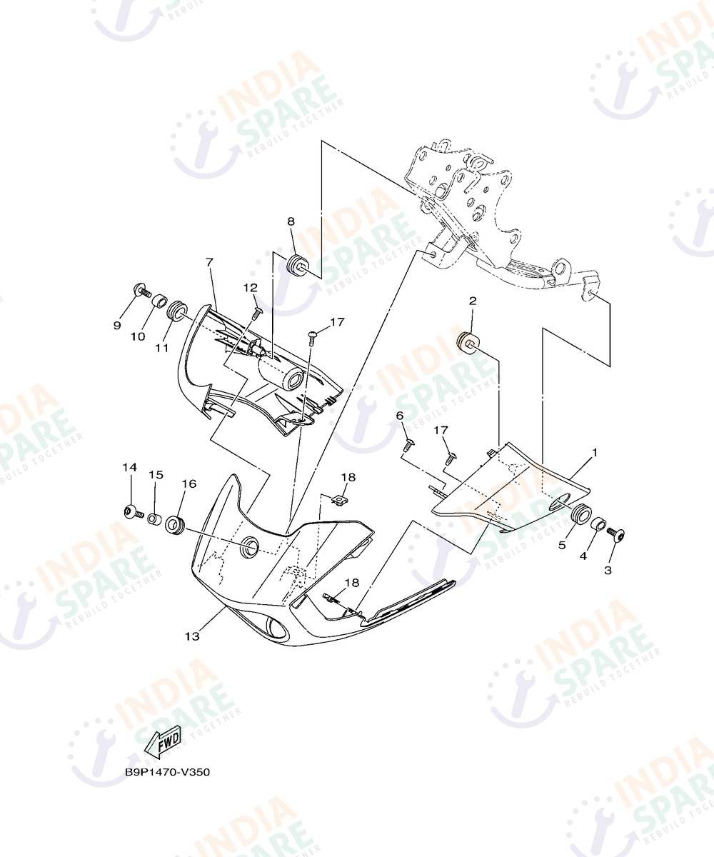 YAMAHA BST3 FZS V4 Series COWLING 1